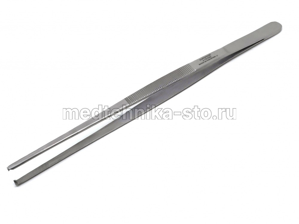Пинцет хирургический 250х2,5 мм