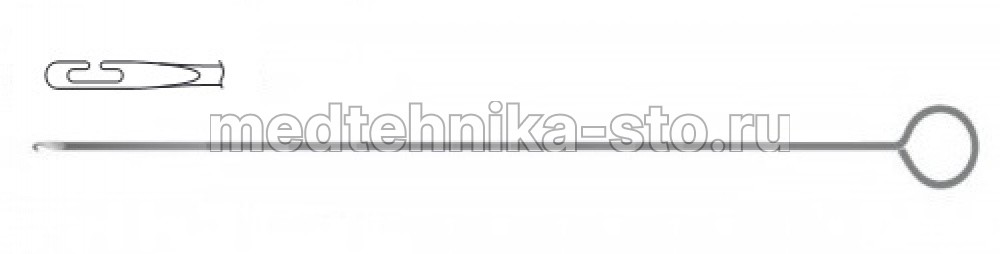Буж-стилет 300 мм ширина р.ч. 4,3 мм