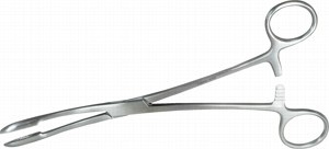 Корнцанг изогнутый для детей, 230 мм, Sammar П-19-908